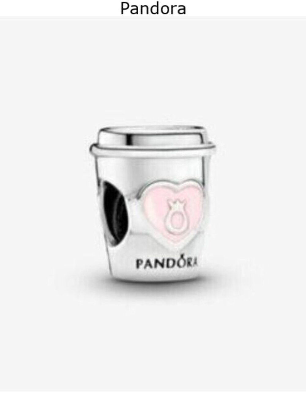 Pandora Take a Break Coffee Cup Charm